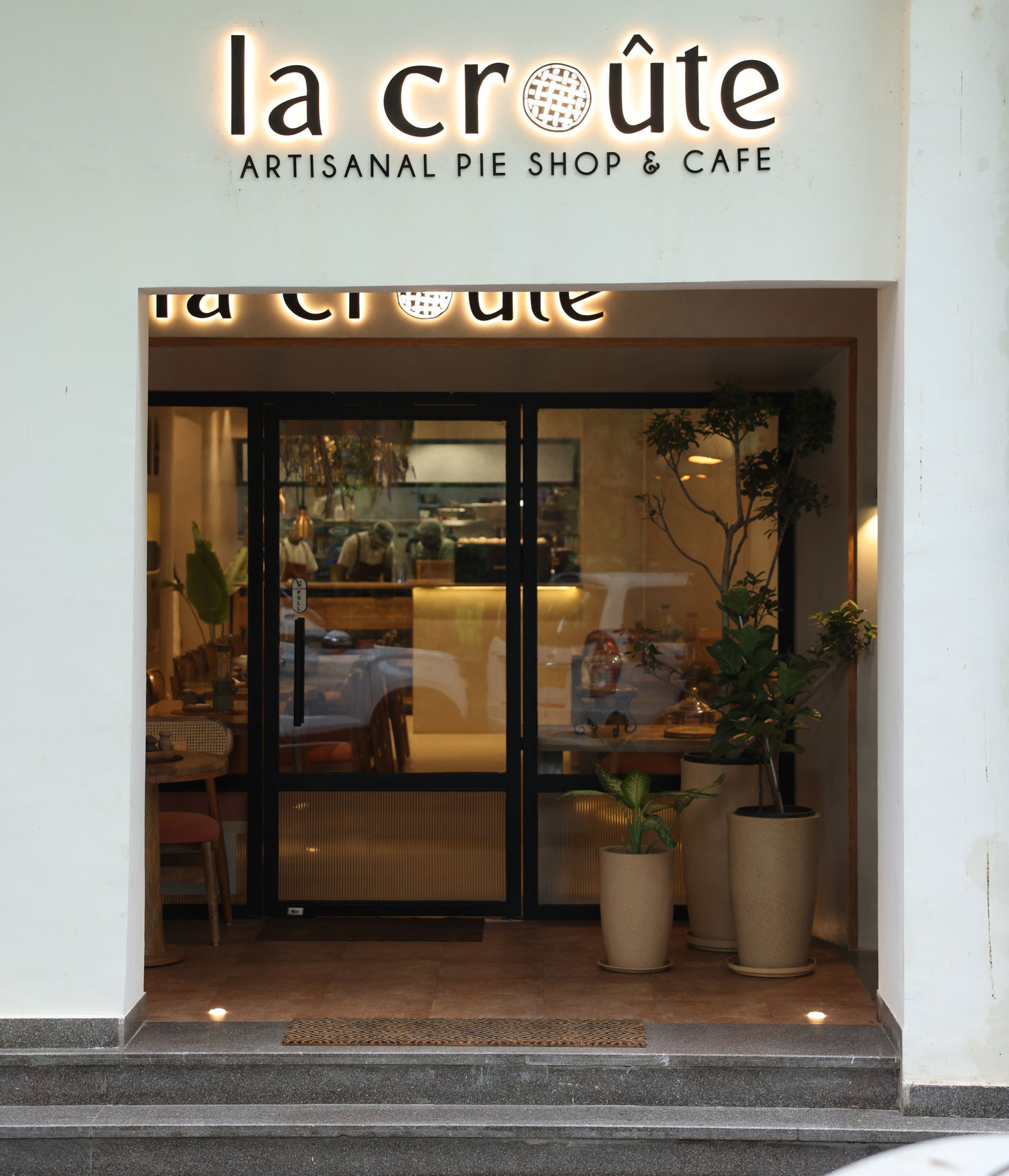 La Croute restaurant exterior in Sunder Nagar Delhi